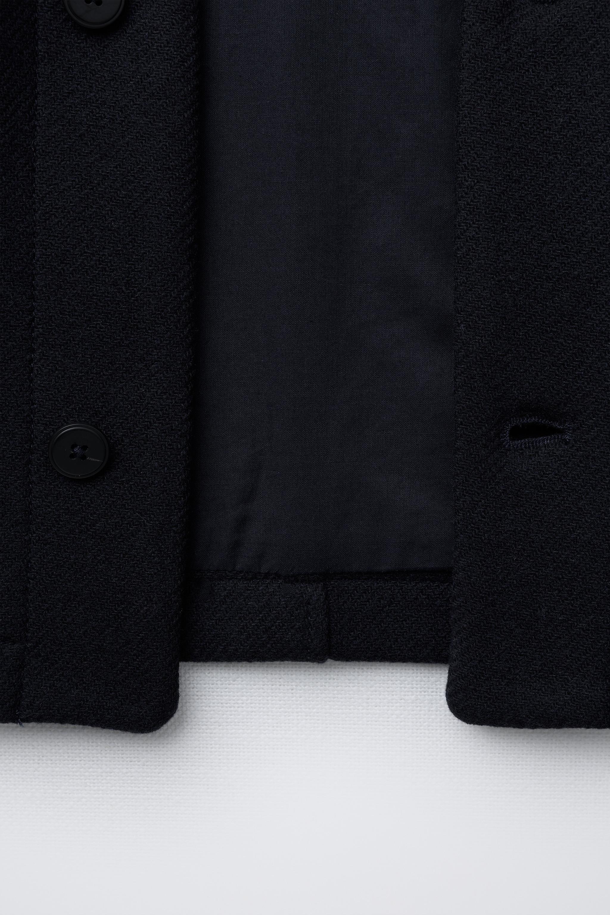 CROPPED WOOL CLOTH JACKET